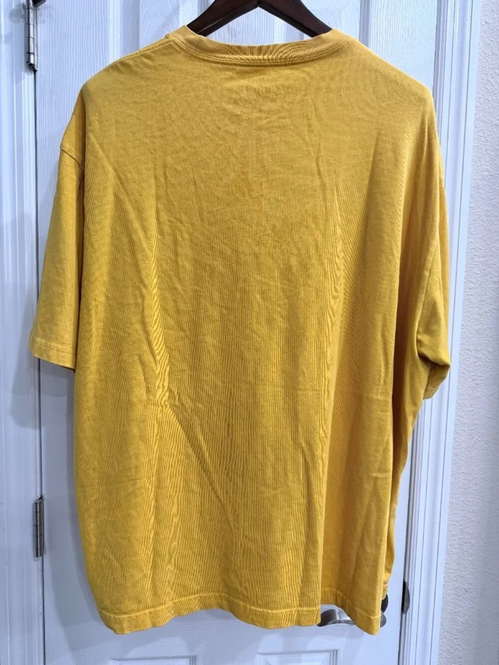 Nike Air Jordan Flight Oversized Fit Tee XL Yellow Cotton Graphic T-Shirt